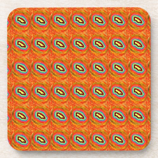 AFRO ART DESIGN ABSTRAKT GETRÄNKEUNTERSETZER (Vorderseite)