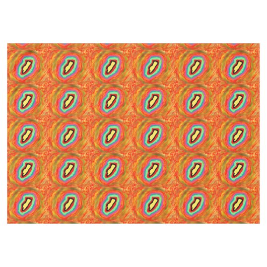 AFRO ART DESIGN ABSTRAKT TISCHDECKE (Vorderseite (Horizontal))
