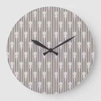 Afro Aygebam Lalibela-Kreuzmuster Große Wanduhr