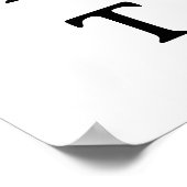 Afro Beauty with Butterflies – Watercolor Portrait Poster (Ecke)