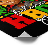 Afro Black Boy Uni-Abschluß Future Hbcu Grad Poster (Ecke)