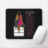 Afro Black Girl Abschluss Cl of Mousepad (Mit Mouse)