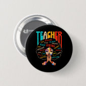 Afro Black History Montag Afrikanischer amerikanis Button (Vorne & Hinten)