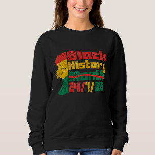 Afro Black History Month 247365 Black African Mela Sweatshirt