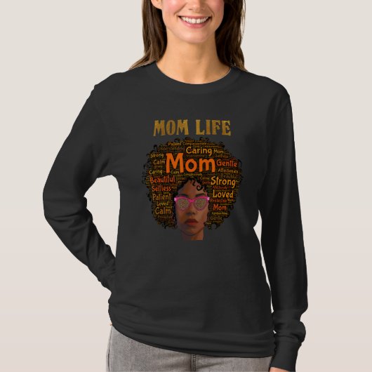 Afro Black Mama Moth T-Shirt (Vorderseite)