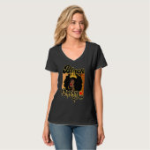 Afro Black Melanin Queen Women Girl American Afric T-Shirt (Vorderseite Vollansicht)