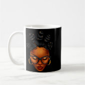 Afro Black Woman African Black History Month Melan Kaffeetasse (Links)