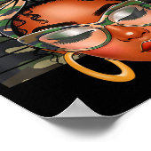 Afro Black Women African American Black History Mo Poster (Ecke)