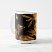 Afro (Blätter) Kaffeetasse (Vorderseite Links)