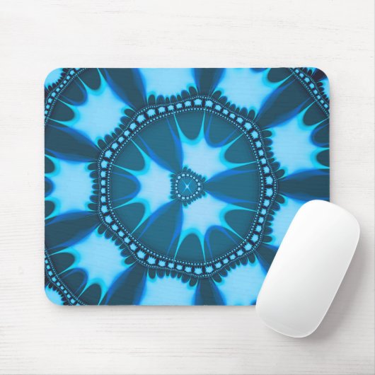 Afro-Blau-Glück Mousepad (Mit Mouse)
