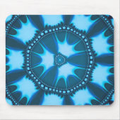 Afro-Blau-Glück Mousepad (Vorne)