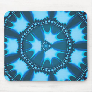 Afro-Blau-Glück Mousepad