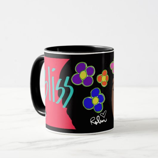Afro Bliss Tasse (Vorderseite Links)
