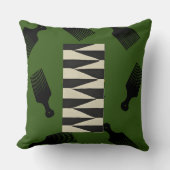 Afro Blowout Green Kissen (Vorderseite)