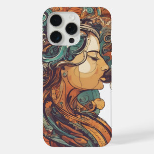 Afro Boho Königin – Farbige Kunst iPhone 15 Pro Max Hülle