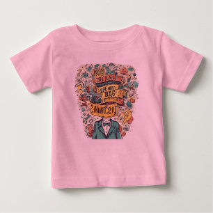 Afro Boho Queen - farbenfrohe Kunst Baby T-shirt