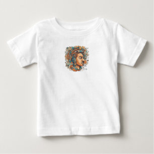 Afro Boho Queen - farbenfrohe Kunst Baby T-shirt