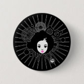 Afro Button (Vorderseite)