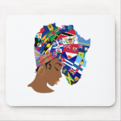 Afro Caribbean Queen Mousepad (Vorne)