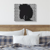 Afro Centric Wrapped Canvas Leinwanddruck (Insitu (Schlafzimmer))