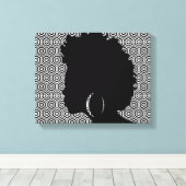 Afro Centric Wrapped Canvas Leinwanddruck (Insitu (Holzboden))