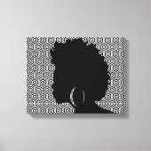 Afro Centric Wrapped Canvas Leinwanddruck (Vorderseite)