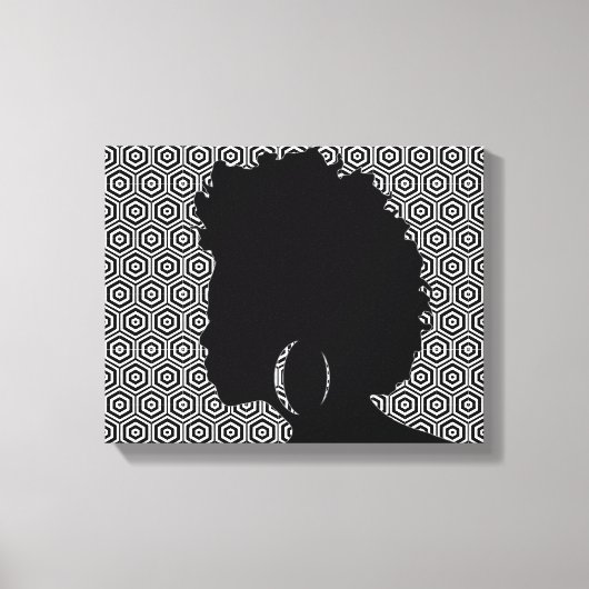 Afro Centric Wrapped Canvas Leinwanddruck (Vorderseite)