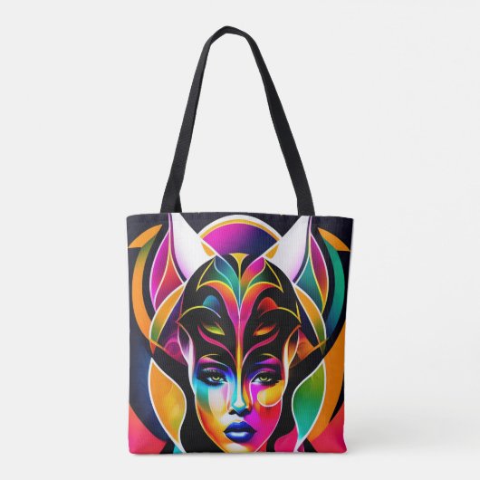 Afro-Chic-Tasche Tasche (Rückseite)