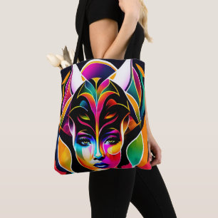 Afro-Chic Tote Tasche