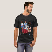 Afro-chilenischer Chef mit Chile-Ceo-Geschäft T-Shirt (Vorne ganz)
