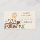 Afro Cowgirl Western Girl Ranch Bücher für Baby Begleitkarte (Vorderseite)