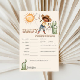 Afro Cowgirl Western Ranch Vorhersagen Spaß Spiel