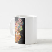 afro cup, Acrylwerk Kaffeetasse (Vorderseite Links)