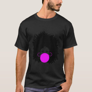 Afro Curly Natural Hair American Black Wom T-Shirt