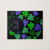 Afro Diva Green & Blue Puzzle (Horizontal)