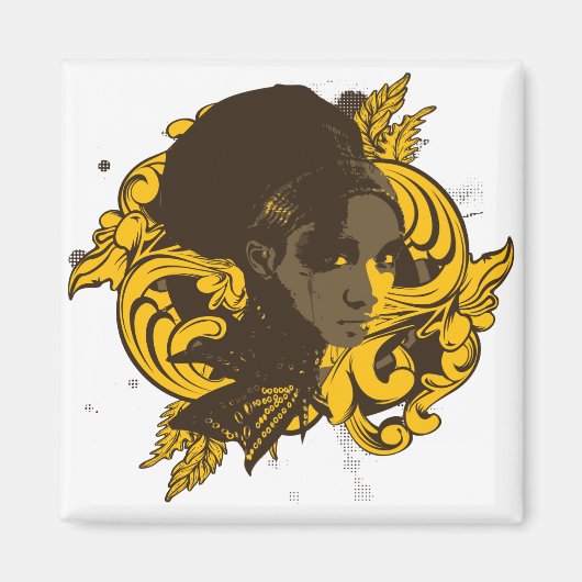 Afro Diva Magnet (Vorne)