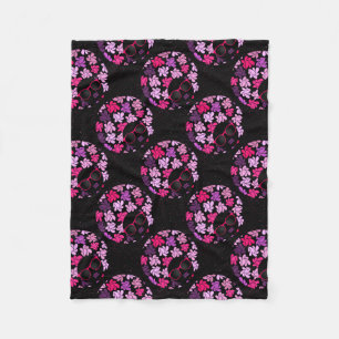 Afro Diva Pink Fleecedecke