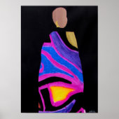 Afro Diva print von Alicia L. McDaniel Poster (Vorne)