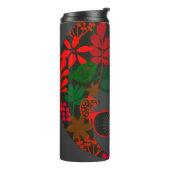 Afro Diva Red Green Slate Black Thermosbecher (Nach links gedreht)
