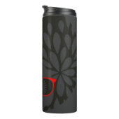 Afro Diva Red Green Slate Black Thermosbecher (Nach rechts gedreht)