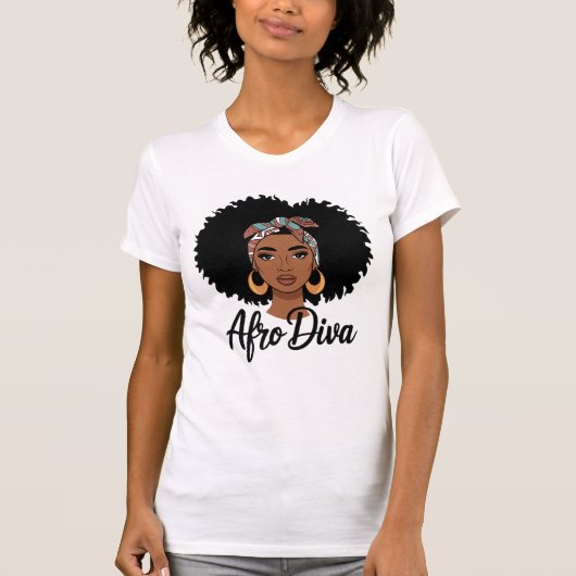 Afro Diva T-Shirt (Vorderseite)