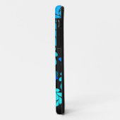 Afro Diva Turquoise Aquamarin Case-Mate iPhone Hülle (Hinten/Links)
