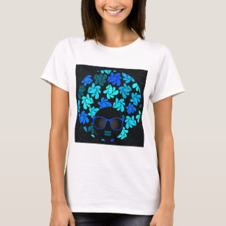 Afro Diva Turquoise Aquamarin T-Shirt