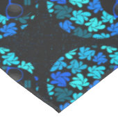 Afro Diva Turquoise Aquamarin Tischdecke (Schrägansicht)