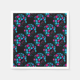 Afro Diva Turquoise & Hot Pink Party Supplier Serviette