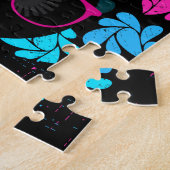 Afro Diva Turquoise & Hot Pink Puzzle (Seite)