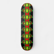 Afro Eccentric 7/8" Skate Board