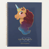 Afro-Einhorn | Divine das Einhorn Planer (Vorderseite)