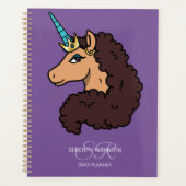 Afro Einhorn | Divine Planer (Vorderseite)