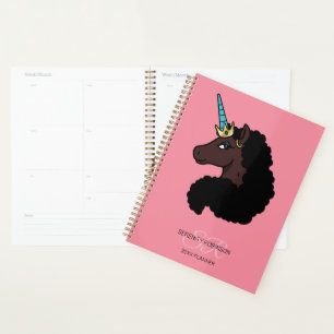 Afro Einhorn   Magical Planer
